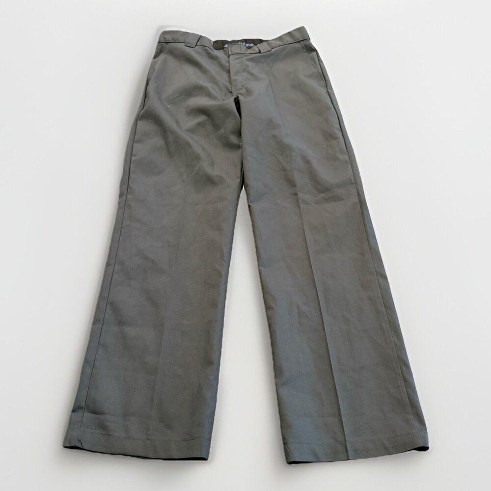 Dickies Mens Gray Flex Twill Work Pants Regular Fit Straight Leg Size 33x32 NWT